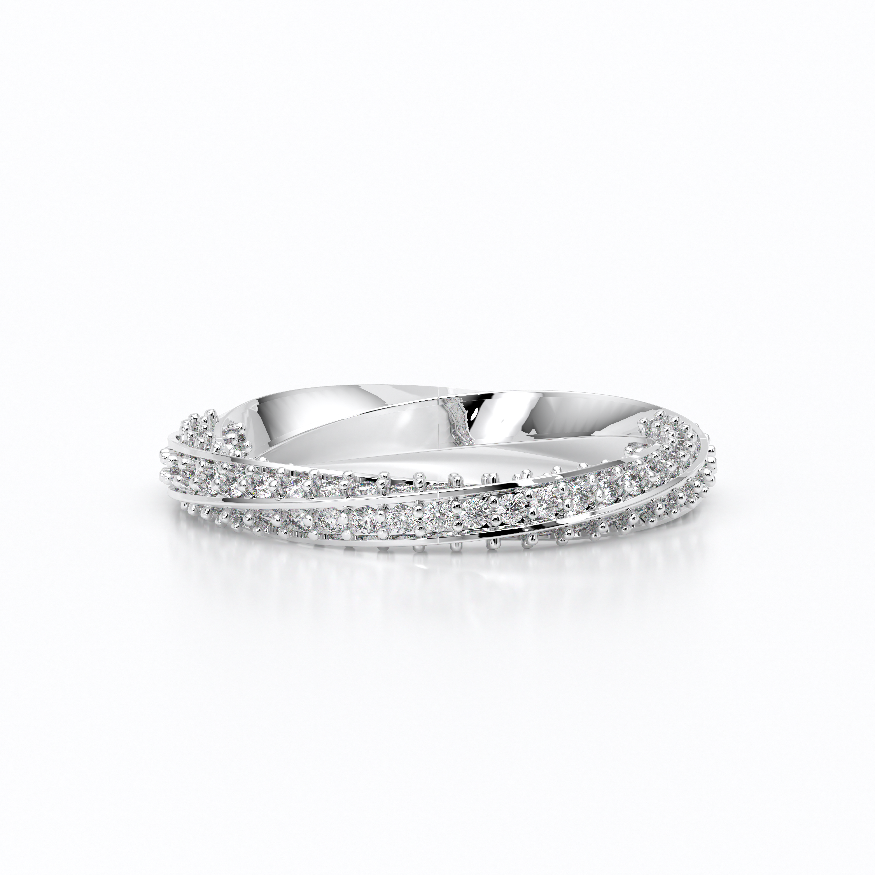 🎀925 Diamond Twist Ring | Twist ring, Diamond, Vintage fashion